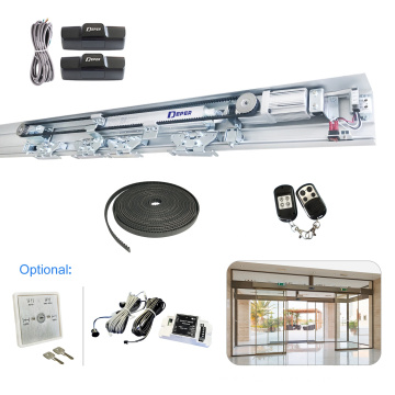 Hands free shopping mall hotel automatic sliding door control unit